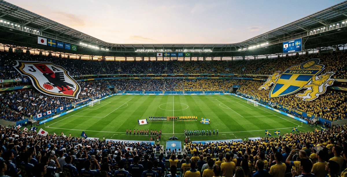 Japão x Suécia ao vivo hoje! Onde assistir, gols, melhores momentos, horário e escalações