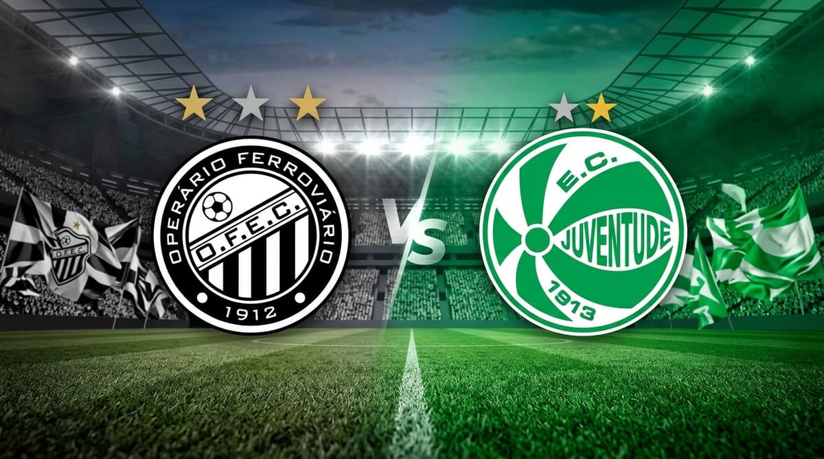 Operario-PR x Juventude ao vivo hoje! Onde assistir, gols, melhores momentos, horário e escalações