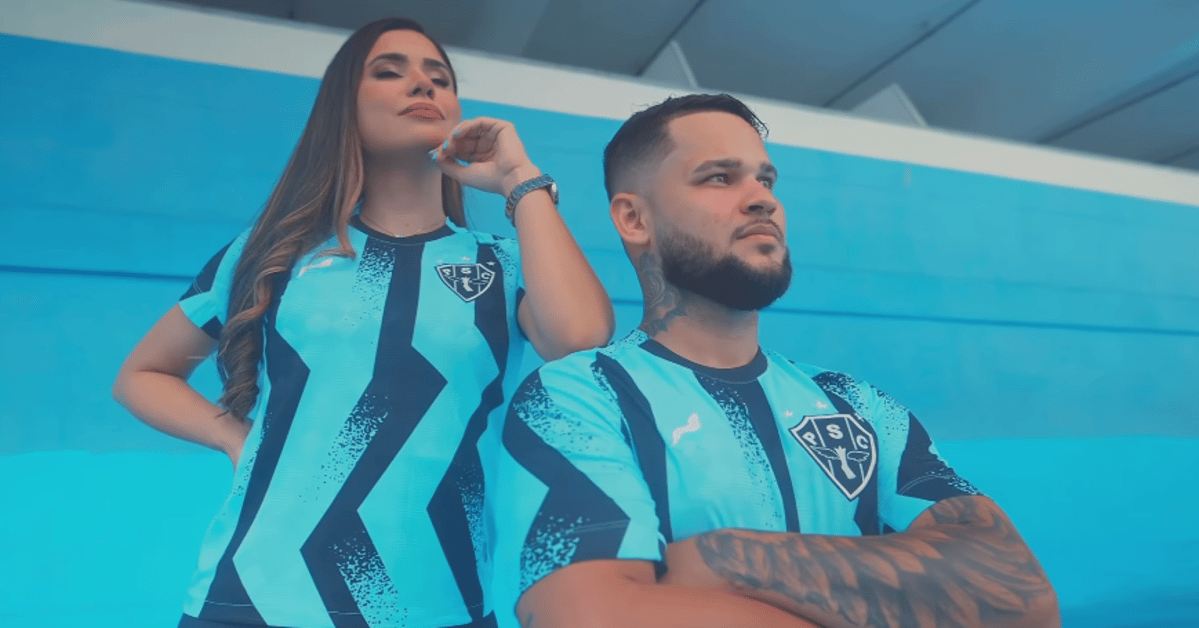 Paysandu e Lobo lançam 'Voraz', a nova terceira camisa para a temporada 2026/2027