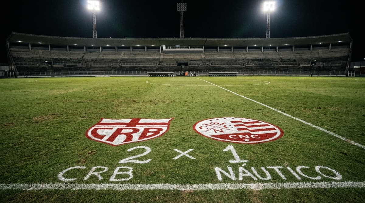 CRB vence o Náutico por 2 a 1 no Rei Pelé e respira na Série B 2026