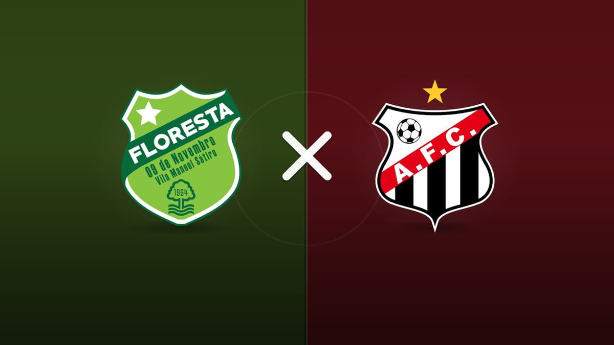 Floresta e Anápolis se enfrentam hoje pela Série C; veja horário, onde assistir e escalação