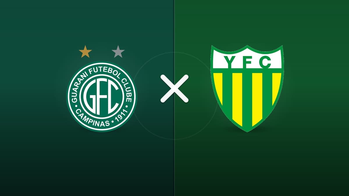 Guarani Campinas x Ypiranga-RS jogam hoje às 20h00 pela Serie C. Foto: Diário 24 Horas / Montagem