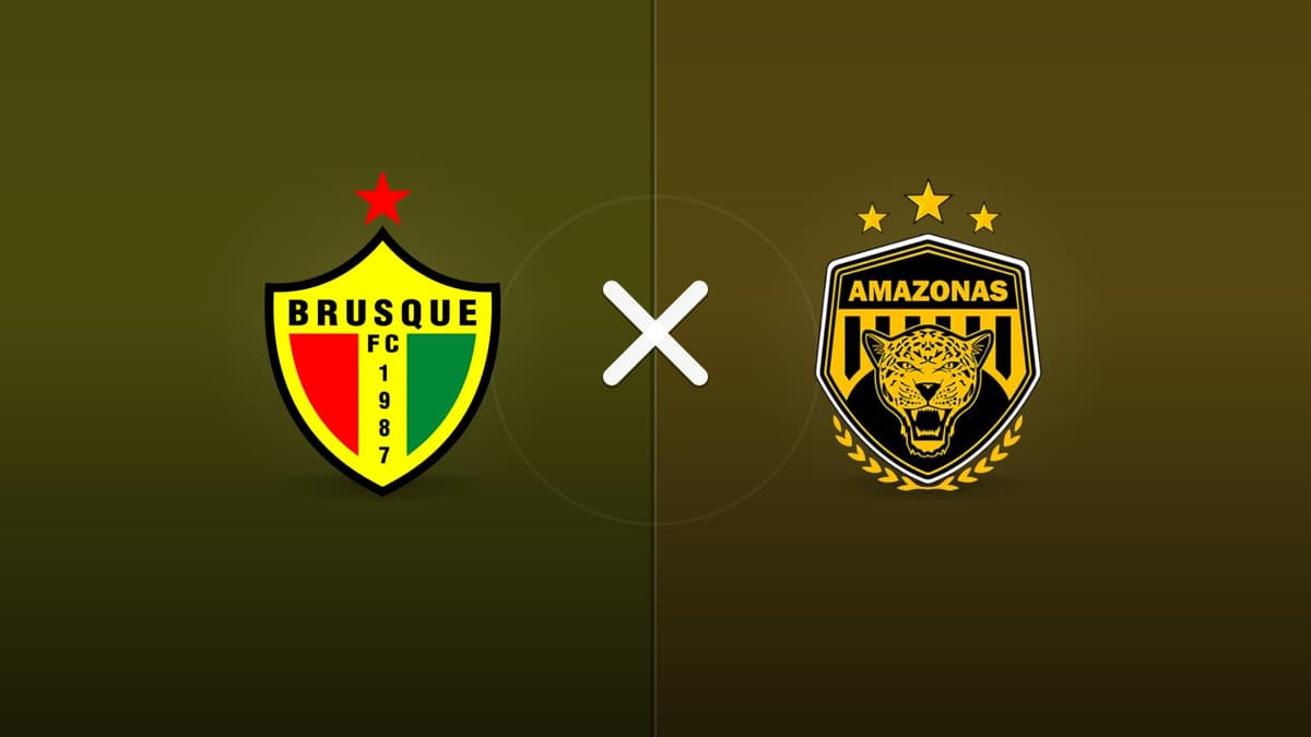 Brusque x Amazonas jogam hoje às 16h00 pela Serie C. Foto: Diário 24 Horas / Montagem