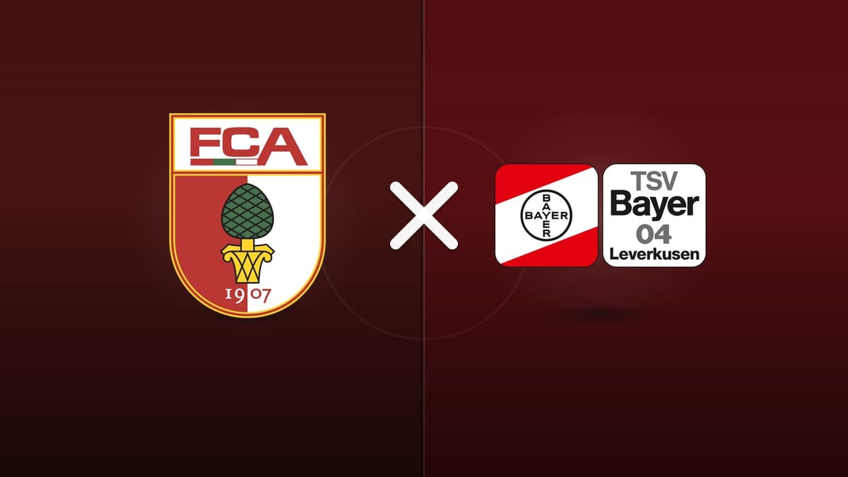 FC Augsburg x Bayer Leverkusen jogam hoje às 10h30 pela Bundesliga. Foto: Diário 24 Horas / Montagem