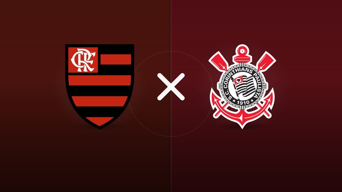 Flamengo x Corinthians jogam hoje às 17h30 pela Serie A. Foto: Diário 24 Horas / Montagem