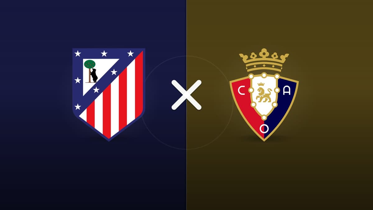 Atlético de Madrid x Osasuna jogam hoje às 14h00 pela La Liga. Foto: Diário 24 Horas / Montagem