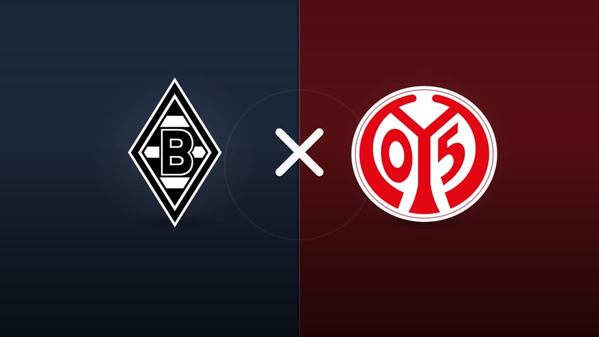 Borussia Mönchengladbach x FSV Mainz 05 jogam hoje às 10h30 pela Bundesliga. Foto: Diário 24 Horas / Montagem