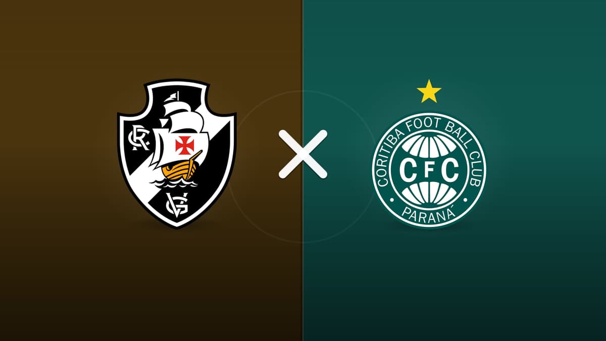 Vasco x Coritiba jogam hoje às 20h30 pela Serie A. Foto: Diário 24 Horas / Montagem