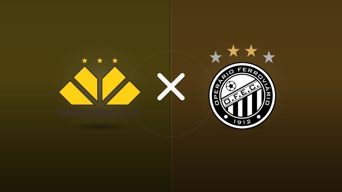 Criciúma x Operario-PR jogam hoje às 19h30 pela Serie B. Foto: Diário 24 Horas / Montagem