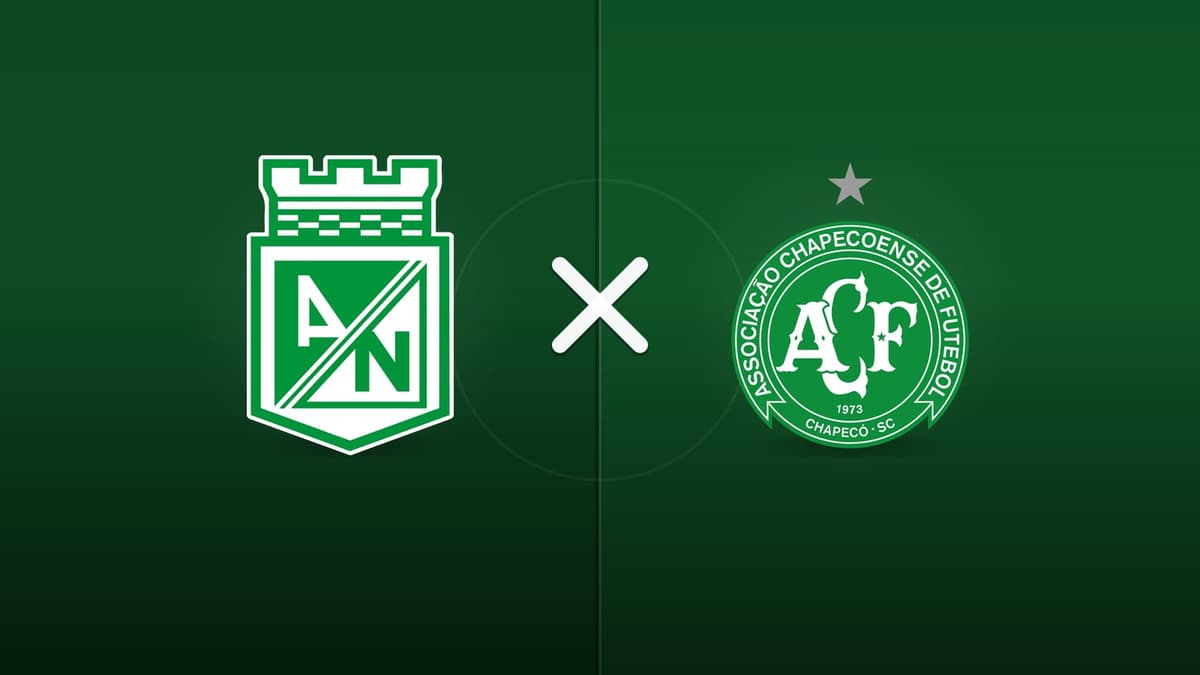 Atlético Nacional x Chapecoense jogam hoje às 17h30 pela Friendlies Clubs. Foto: Diário 24 Horas / Montagem
