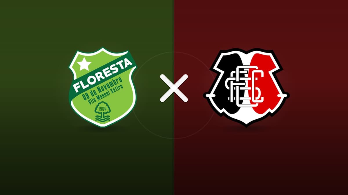 Floresta x Santa Cruz jogam hoje às 17h00 pela Serie C. Foto: Diário 24 Horas / Montagem