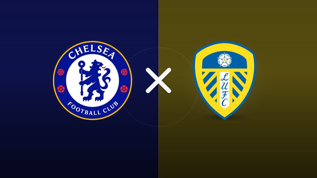 Chelsea x Leeds jogam hoje às 16h00 pela League Cup. Foto: Diário 24 Horas / Montagem