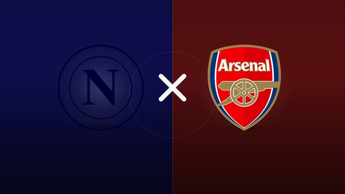 Napoli x Arsenal jogam hoje às 16h00 pela UEFA Champions League. Foto: Diário 24 Horas / Montagem