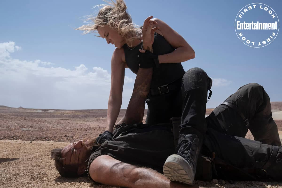 Kano e Sonya Blade. Crédito: Mark Rogers/New Line/Warner Bros.