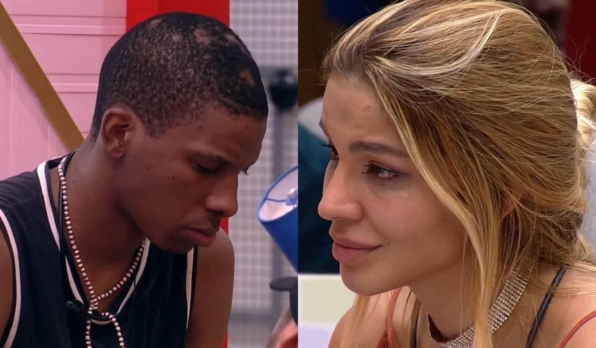 Lucas e Kerline se estranharam na primeira festa do programa