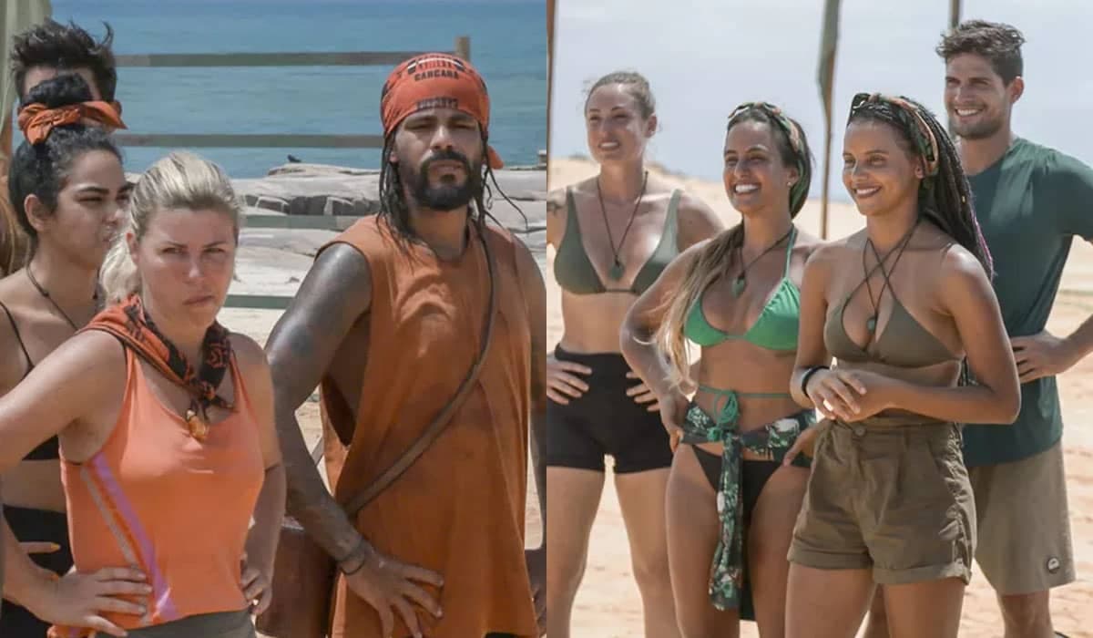Em série de fotos no Gshow, a Globo destaca a diferença de expressões dos integrantes da Carcará e Calango no episódio 4
