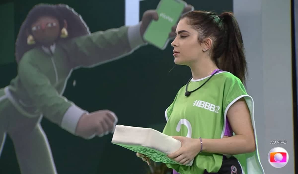 Jade Picon impressionou com ótimos lances na prova de imunidade