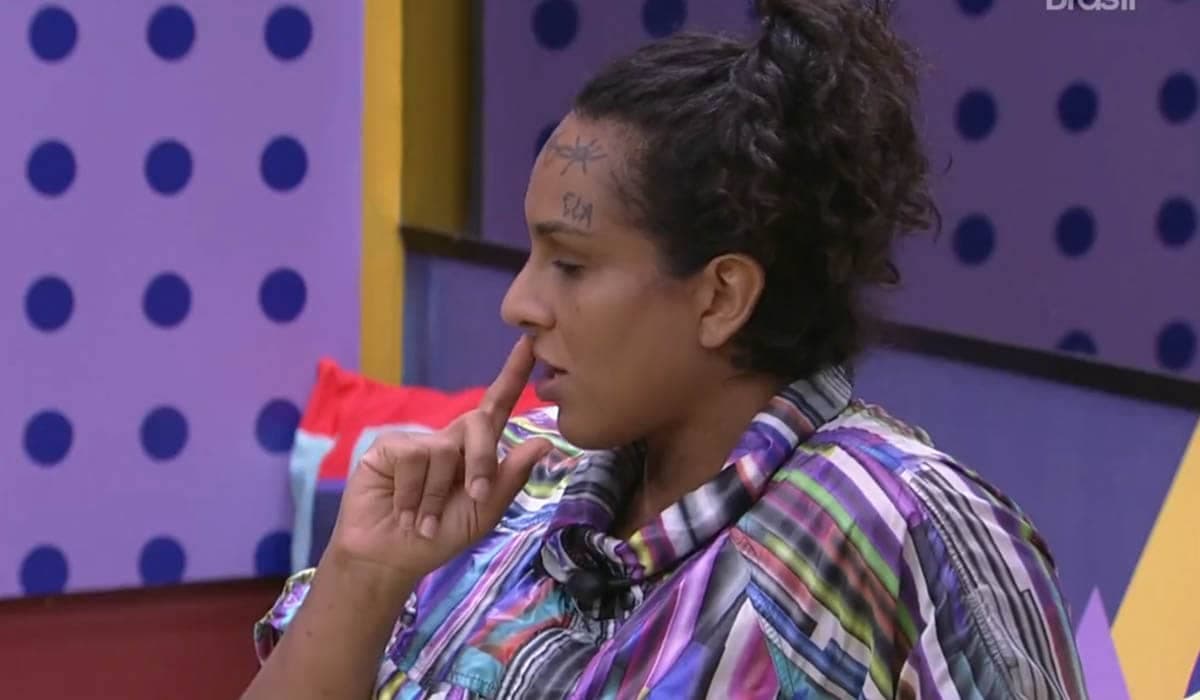 Lina está no paredão com Arthur e Larissa. Foto: Reprodução/Globoplay