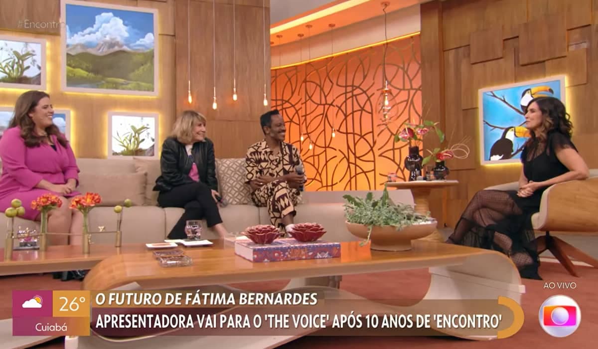 Fátima contou como chegou a essa decisão. Fonte: Reprodução/Globo
