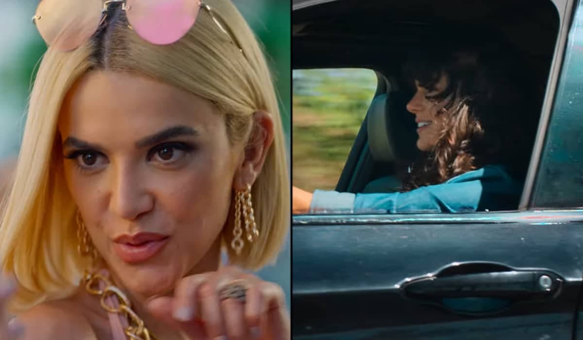 Na série 'Maldivas', Liz se aproxima de Milene em um condomínio de luxo no Rio de Janeiro. Foto: Reprodução/YouTube