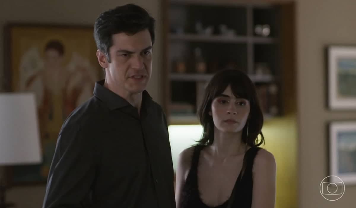 Guilherme não quer morrer e deixar Flávia sozinha. Fonte: Reprodução/Globo