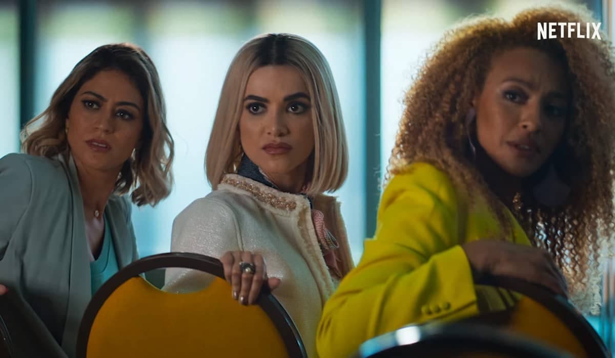 Kat, Milene e Rayssa serão investigadas por Liz em Maldivas. Foto: Reprodução/YouTube