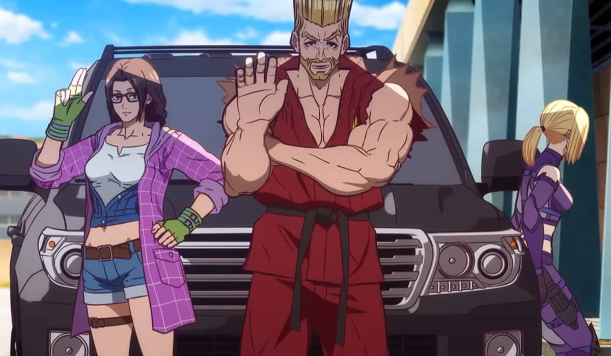 Paulo Phoenix, Julia Chang e Nina Williams são alguns dos personagens do anime. Fonte: Reprodução/YouTube