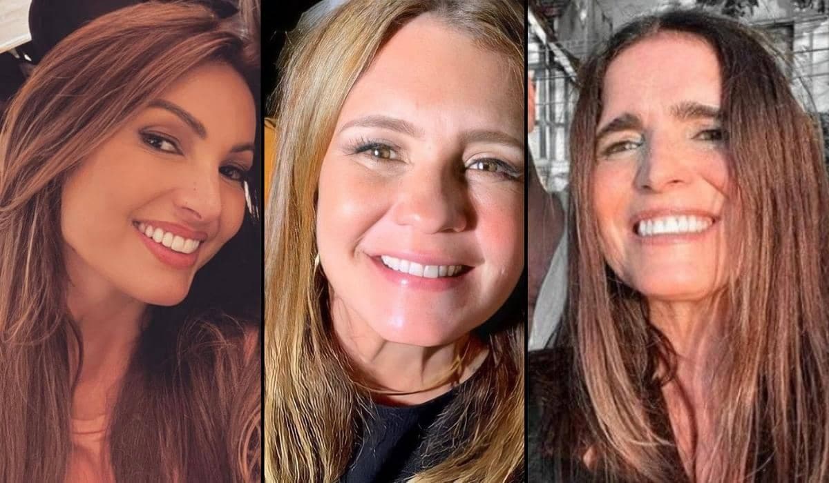 Patrícia Poeta, Adriana Esteves e Malu Mader já sofreram com a doença. Foto: Reprodução/Instagram.