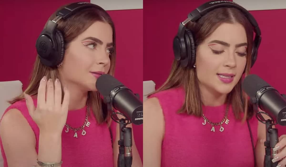 Jade revelou em podcast que não repete looks e foi altamente atacada na internet. Foto: Reprodução/YouTube