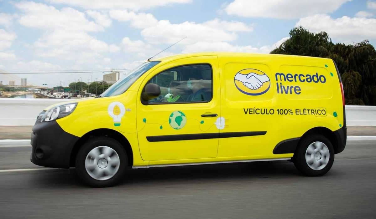 Mercado Livre irá dobrar sua frota de elétricos. Fonte: Divulgação/Mercado Livre
