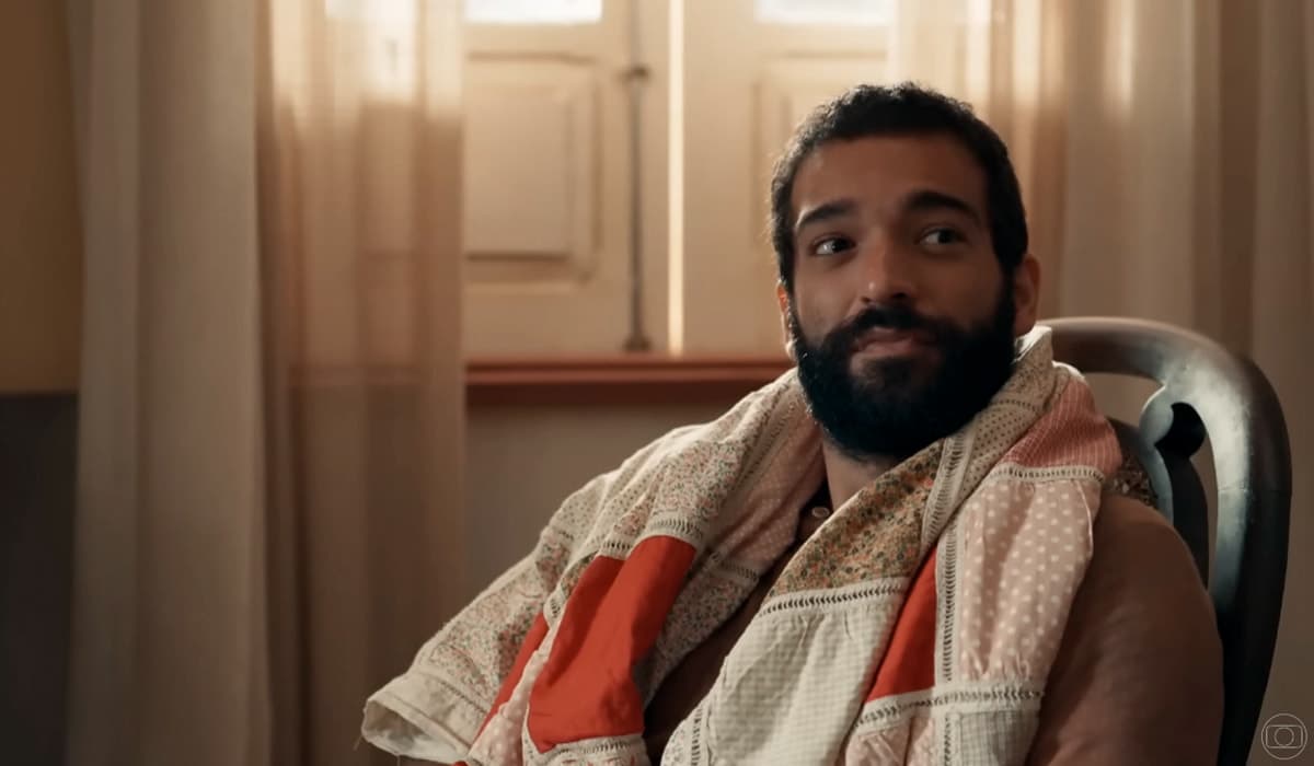 José Inocêncio planeja se casar com Maria Santa. Fonte: Reprodução/Globo