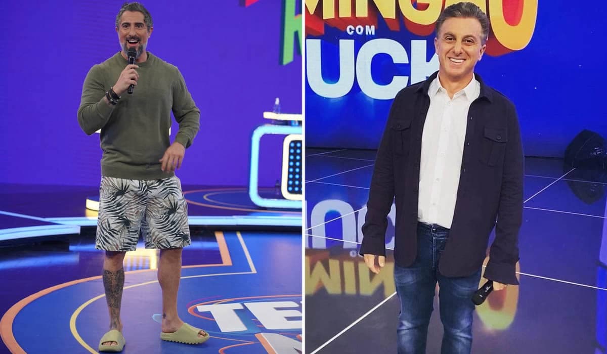 Caldeirão com Marcos Mion ou Domingão com Huck? Vote na enquete