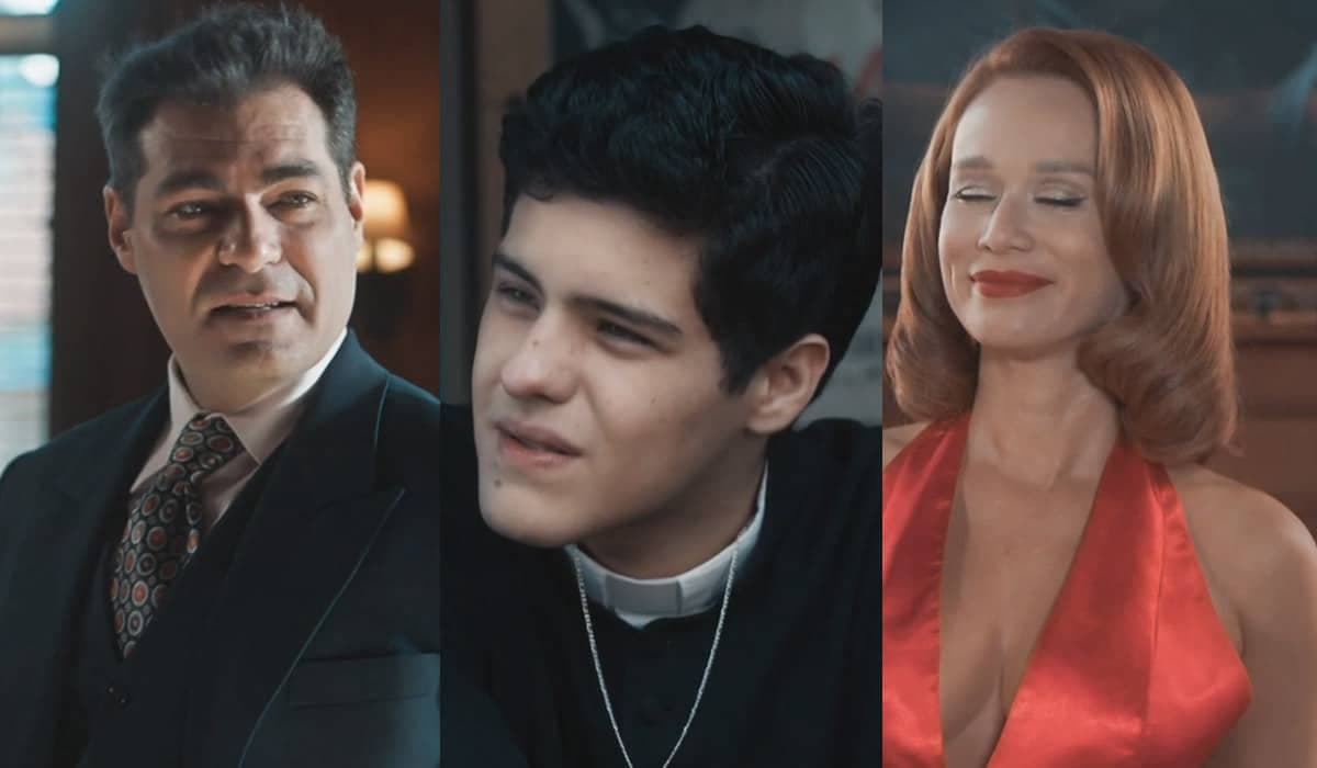 Gaspar jura a Luís que vai se vingar de Gilda em Amor Perfeito