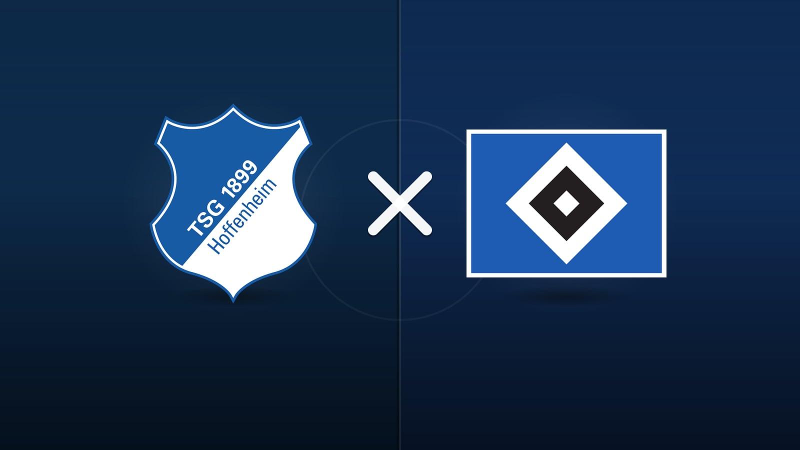 1899 Hoffenheim x Hamburger SV jogam hoje às 10h30 pela Bundesliga. Foto: Diário 24 Horas / Montagem
