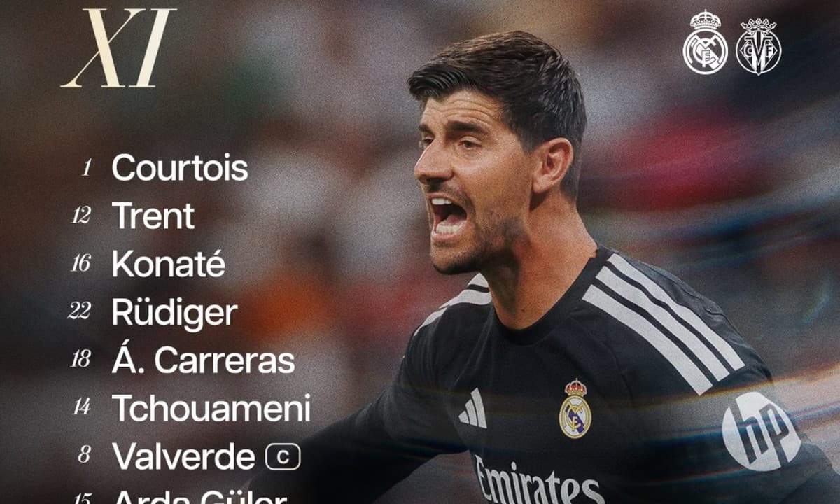 Mourinho deixa Vini Jr no banco e escala Yan Diomande no Real Madrid contra o Villarreal
