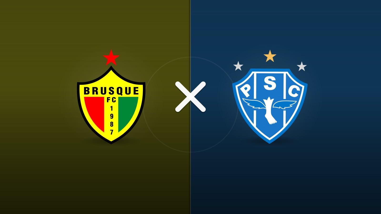 Brusque x Paysandu jogam hoje às 17h00 pela Serie C. Foto: Diário 24 Horas / Montagem