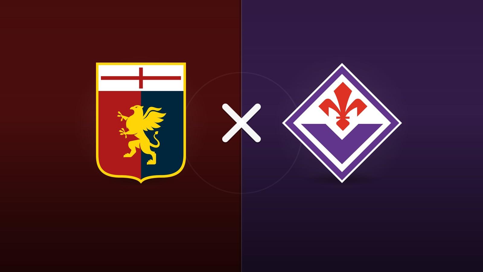 Genoa x Fiorentina jogam hoje às 10h00 pela Serie A. Foto: Diário 24 Horas / Montagem