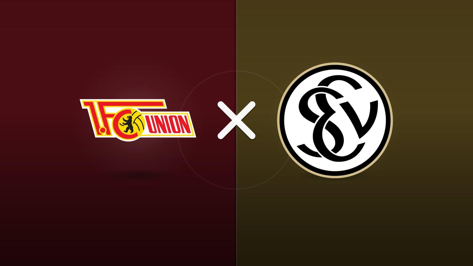 Union Berlin x SV Elversberg jogam hoje às 10h30 pela Bundesliga. Foto: Diário 24 Horas / Montagem