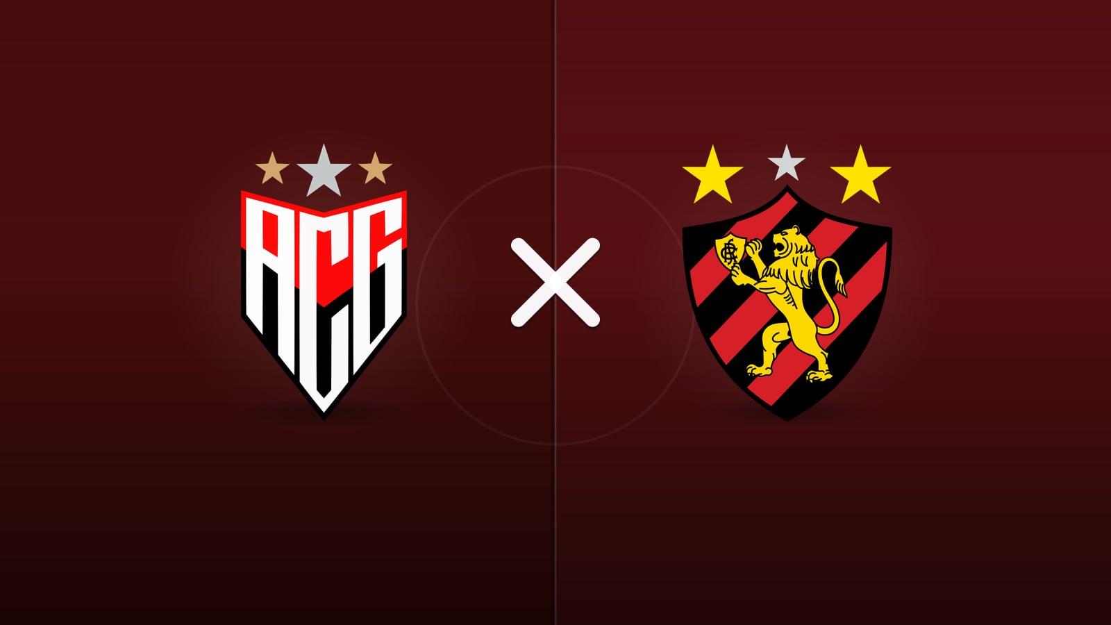 Atlético Goianiense x Sport jogam hoje às 16h10 pela Serie B. Foto: Diário 24 Horas / Montagem