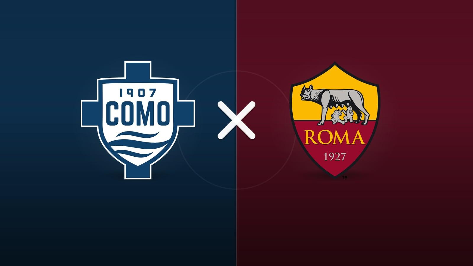 Como x AS Roma jogam hoje às 07h30 pela Serie A. Foto: Diário 24 Horas / Montagem