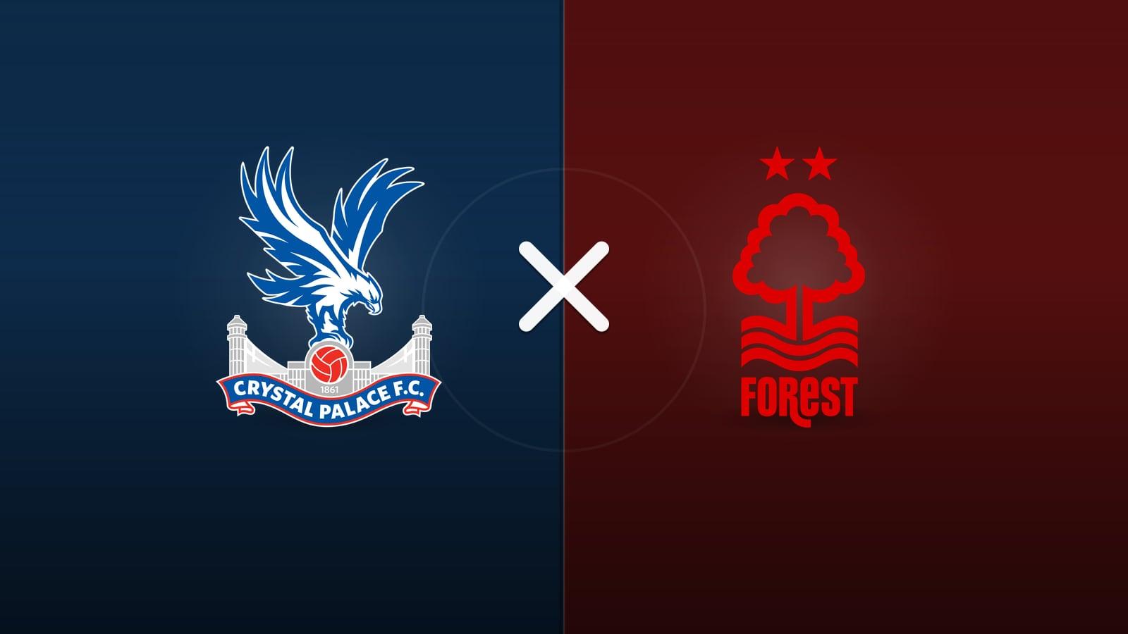 Crystal Palace x Nottingham Forest jogam hoje às 10h00 pela Premier League. Foto: Diário 24 Horas / Montagem