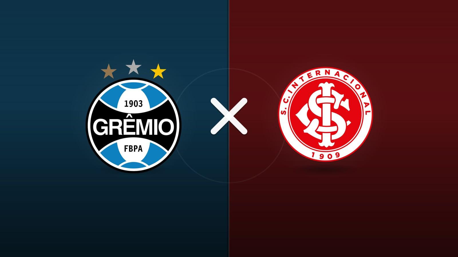 Grêmio x Internacional jogam hoje às 17h30 pela Serie A. Foto: Diário 24 Horas / Montagem