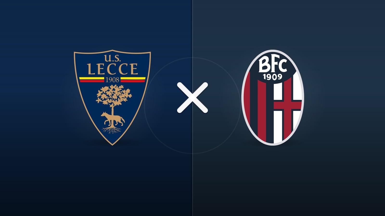 Lecce x Bologna jogam hoje às 10h00 pela Serie A. Foto: Diário 24 Horas / Montagem