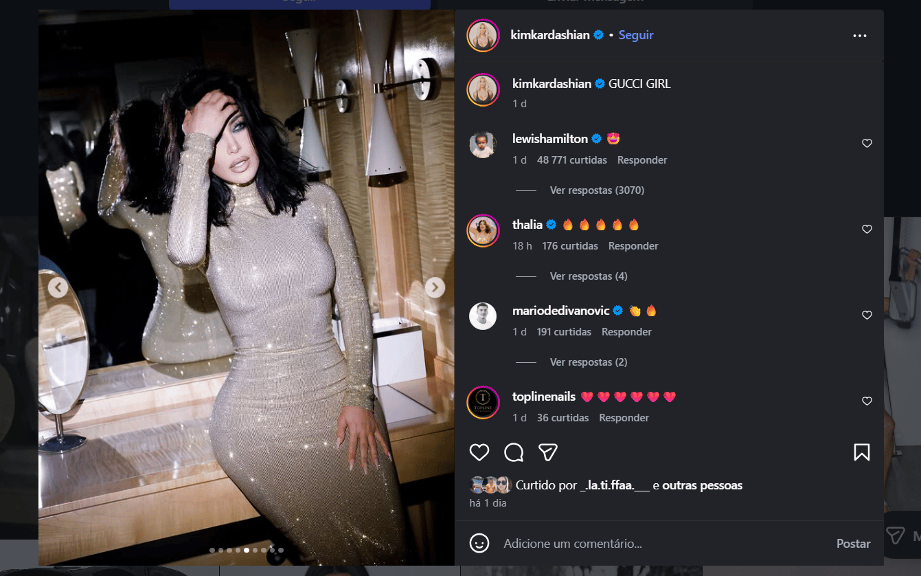 Kim Kardashian e Lewis Hamilton vivem romance após anos de amizade: entenda os detalhes