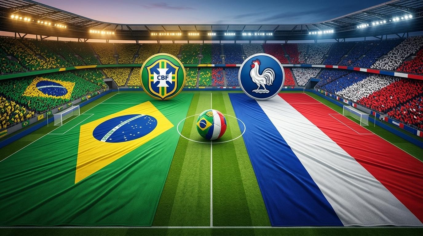 Brasil x França ao vivo hoje! Onde assistir, gols, melhores momentos, horário e escalações