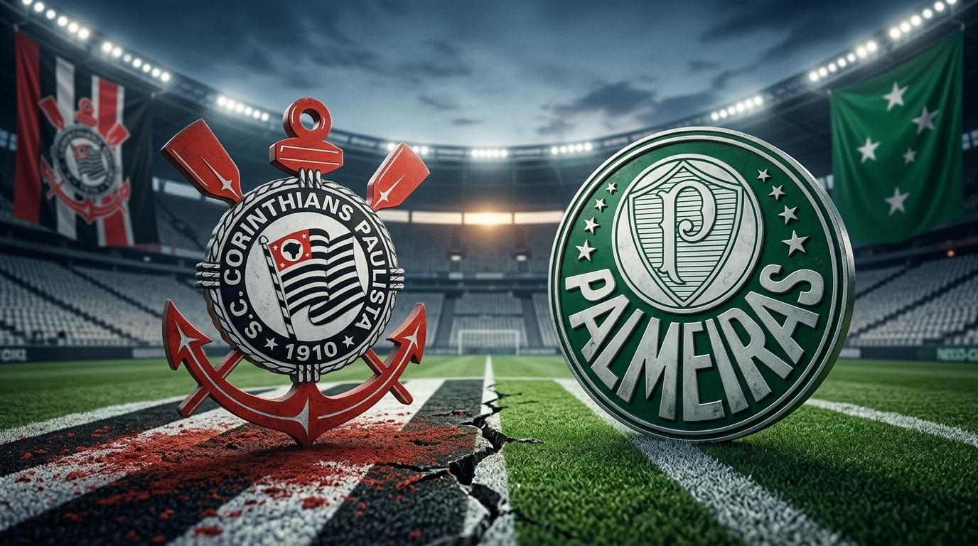 Corinthians x Palmeiras AO VIVO pelo Brasileirão; Onde assistir, gols e mais!