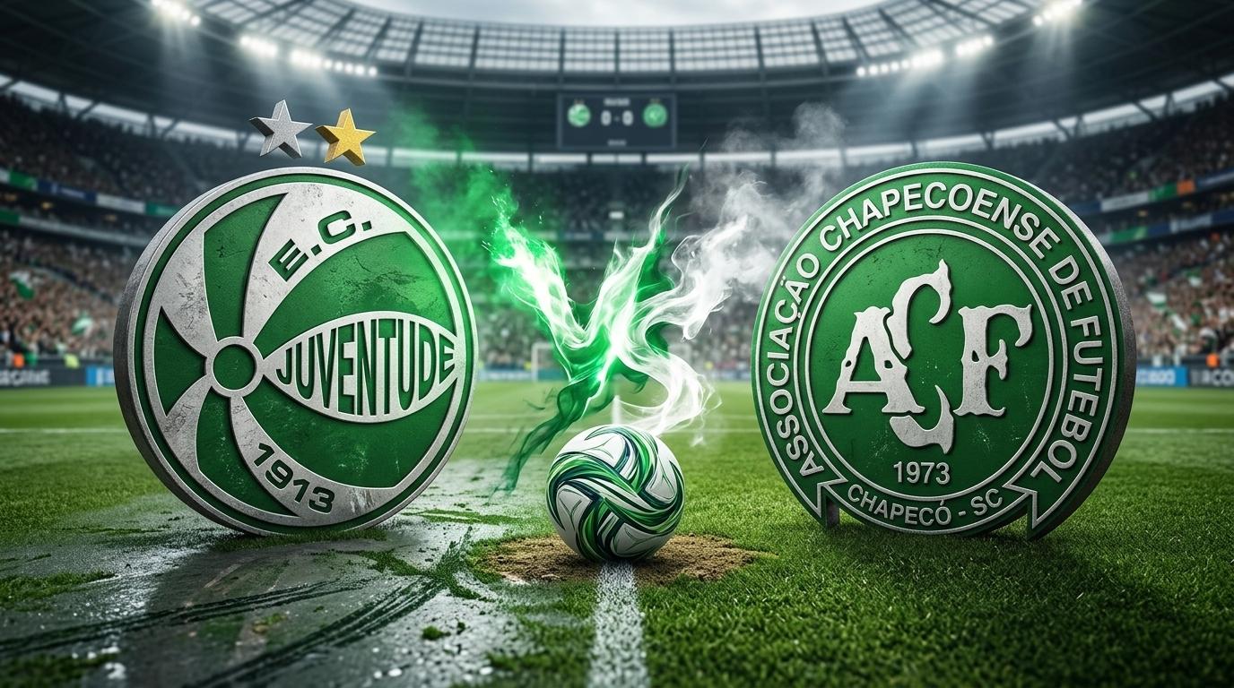 Juventude x Chapecoense ao vivo hoje; Acompanhe