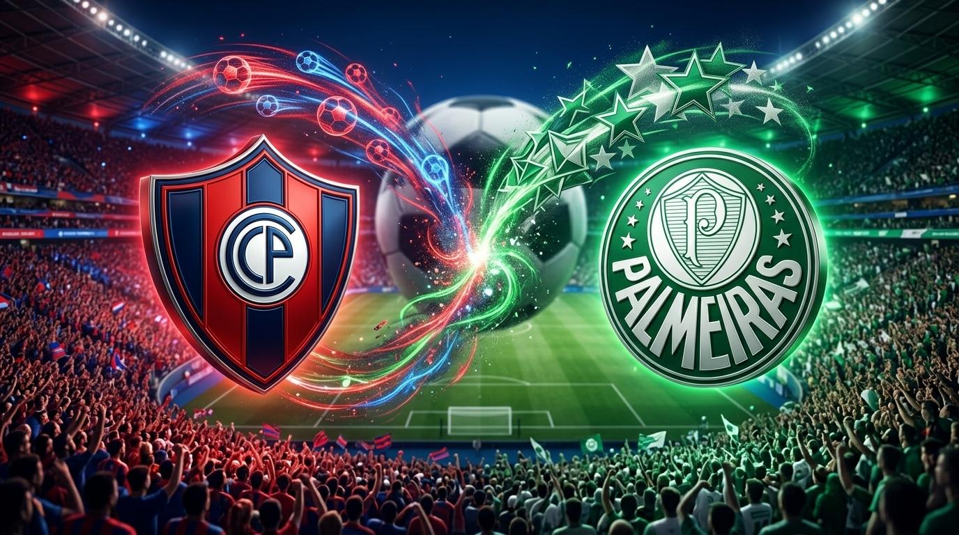 Cerro Porteño x Palmeiras ao vivo hoje; Acompanhe