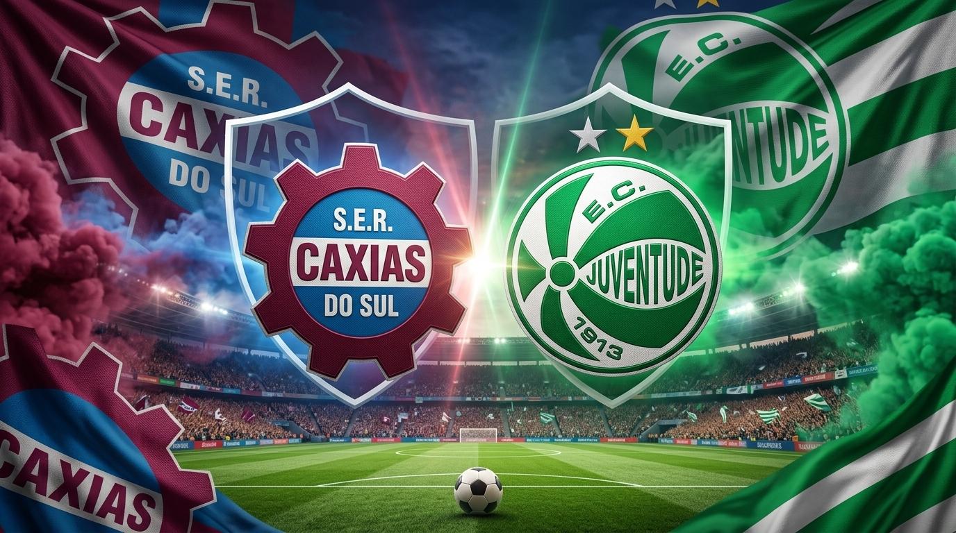 Caxias x Juventude ao vivo hoje; Acompanhe