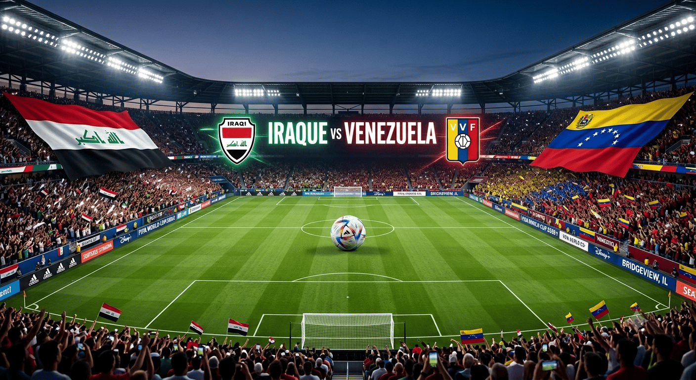 Iraque x Venezuela ao vivo hoje! Onde assistir, gols, melhores momentos, horário e escalações